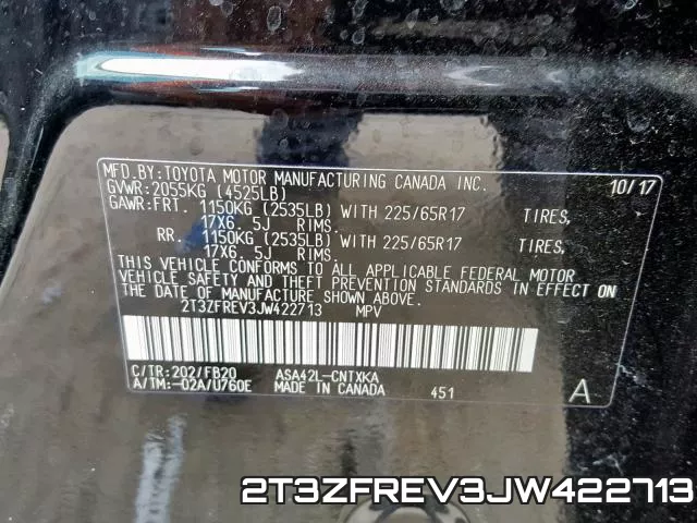 2T3ZFREV3JW422713 фото 2