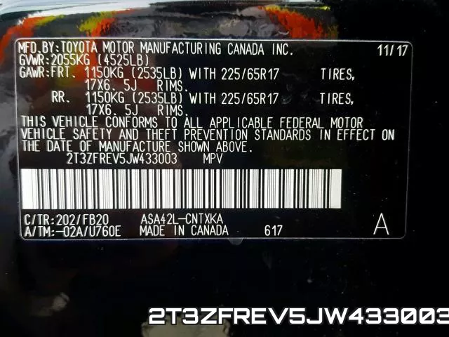 2T3ZFREV5JW433003 фото 2