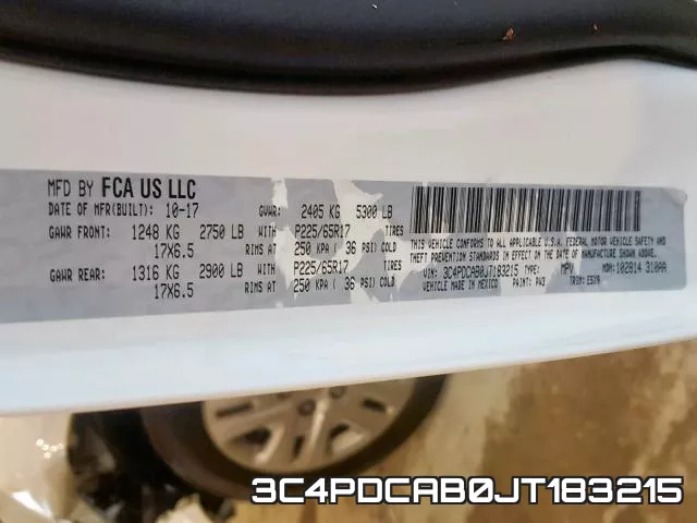 3C4PDCAB0JT183215 фото 2