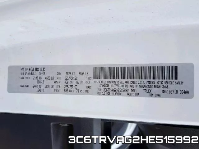 3C6TRVAG2HE515992 фото 2