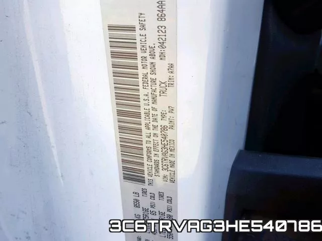 3C6TRVAG3HE540786 фото 2