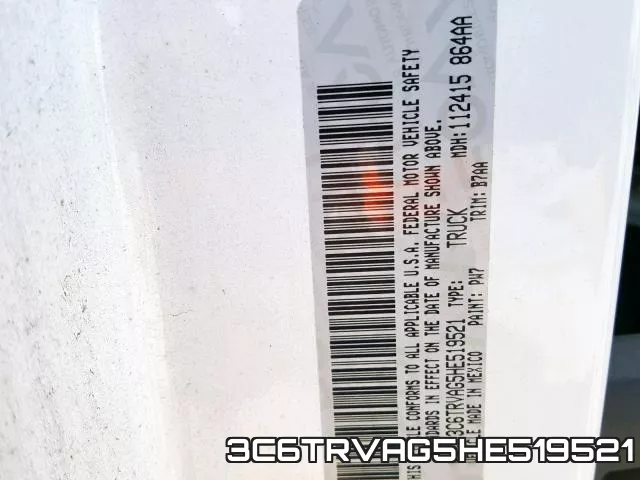 3C6TRVAG5HE519521 фото 2