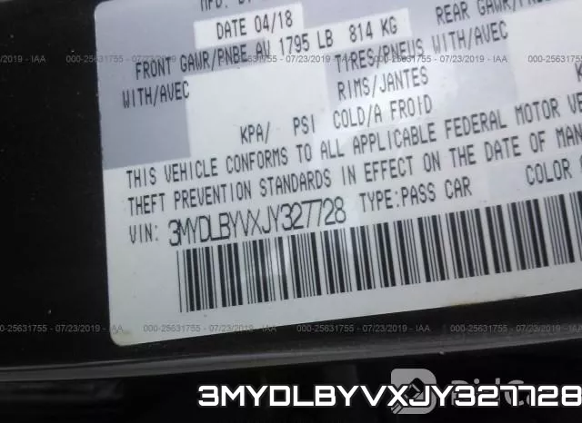 3MYDLBYVXJY327728 фото 10