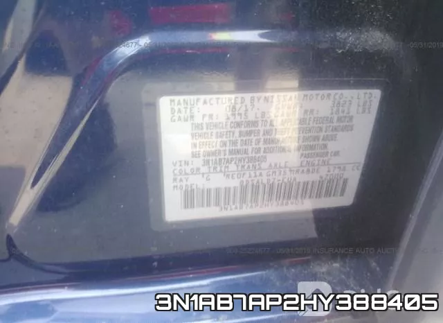 3N1AB7AP2HY388405 фото 10