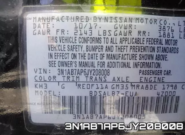 3N1AB7AP6JY208008 фото 10