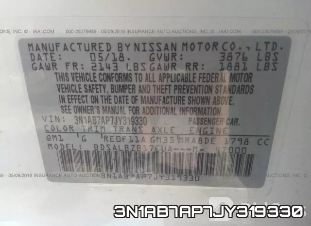 3N1AB7AP7JY319330 фото 10