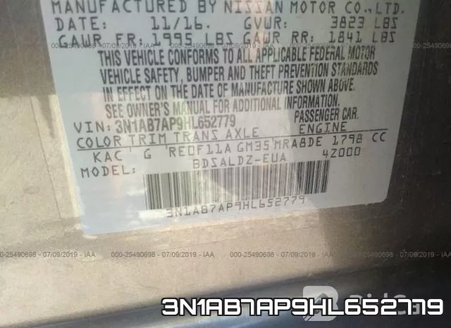 3N1AB7AP9HL652779 фото 10