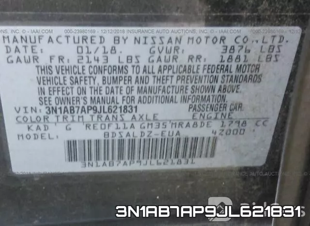 3N1AB7AP9JL621831 фото 10