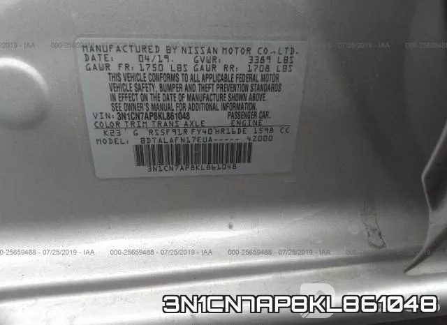 3N1CN7AP8KL861048 фото 10
