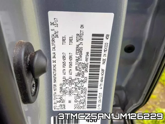 3TMCZ5AN1JM126229 фото 2