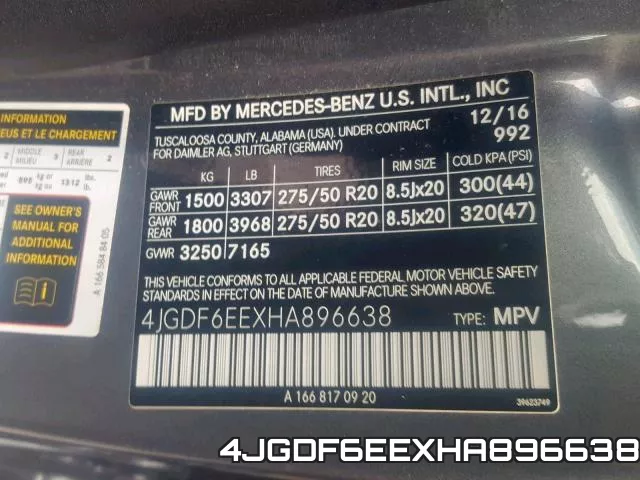 4JGDF6EEXHA896638 фото 2