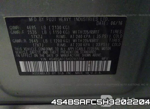 4S4BSAFC5H3202204 фото 10