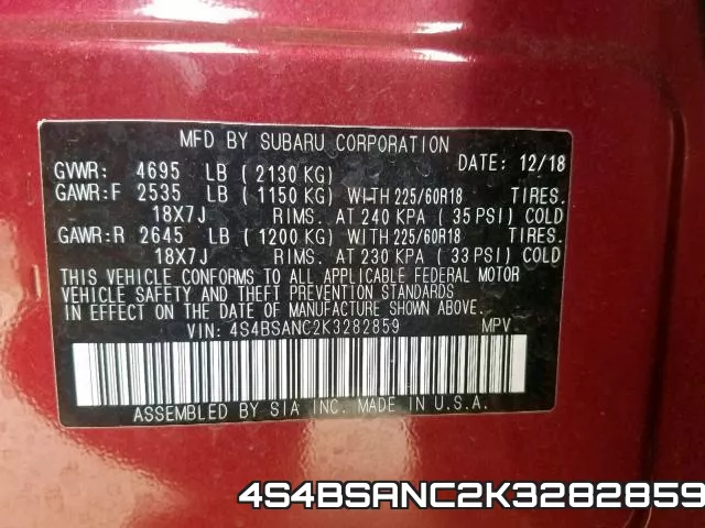 4S4BSANC2K3282859 фото 2