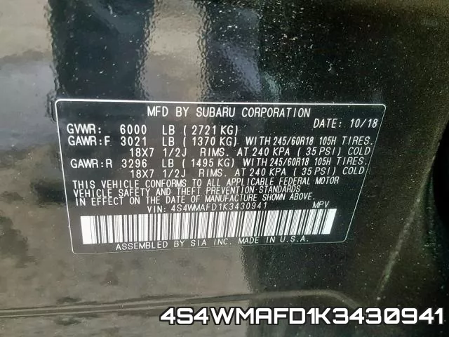 4S4WMAFD1K3430941 фото 2