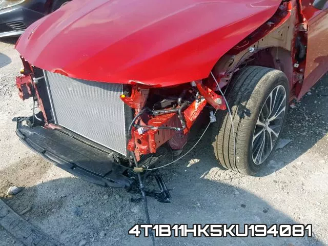 4T1B11HK5KU194081 фото 10