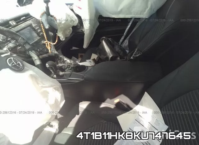 4T1B11HK8KU747645 фото 6