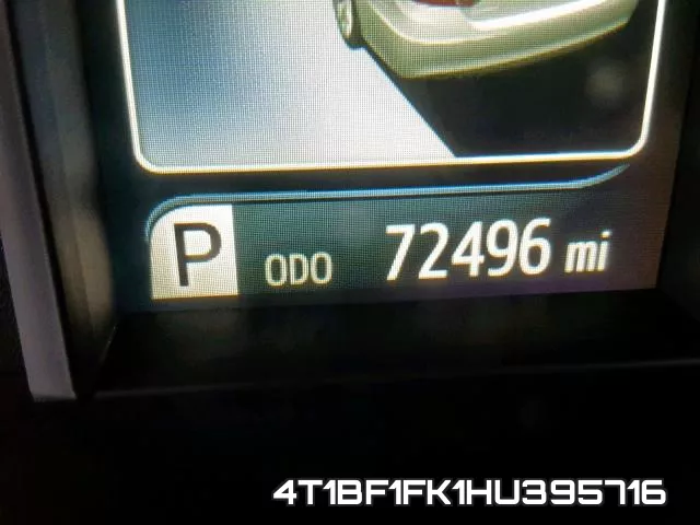 4T1BF1FK1HU395716 фото 9