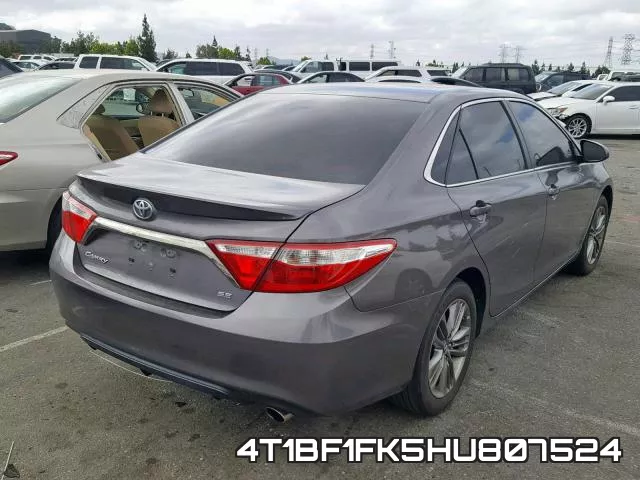 4T1BF1FK5HU807524 фото 5