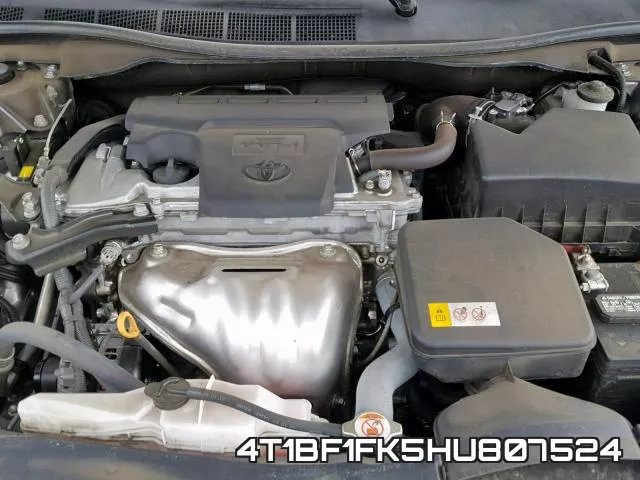 4T1BF1FK5HU807524 фото 8