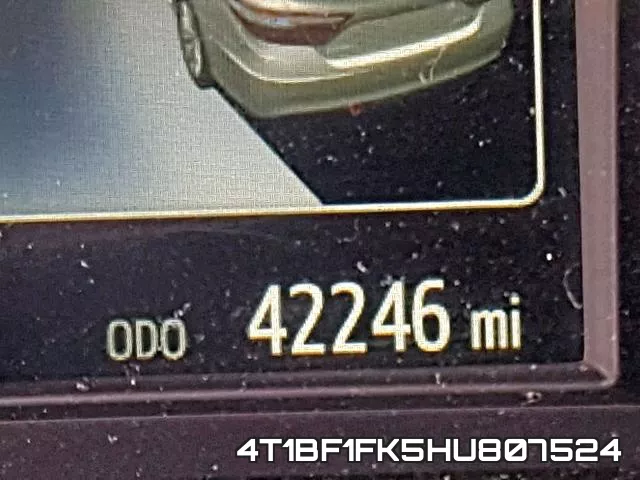 4T1BF1FK5HU807524 фото 9