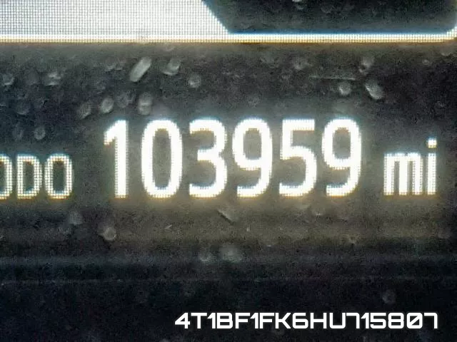 4T1BF1FK6HU715807 фото 9