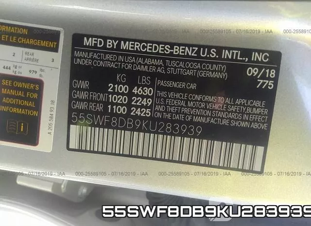 55SWF8DB9KU283939 фото 10