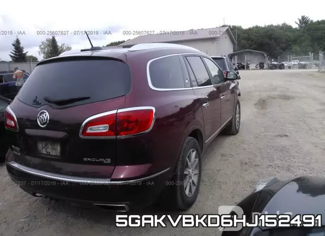 5GAKVBKD6HJ152491 фото 5