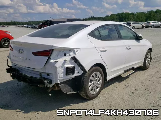 5NPD74LF4KH430706 фото 5