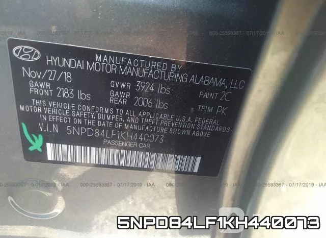 5NPD84LF1KH440073 фото 10