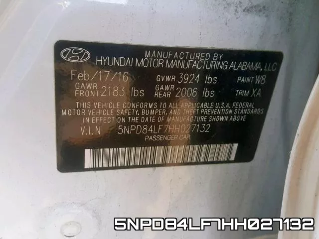 5NPD84LF7HH027132 фото 2