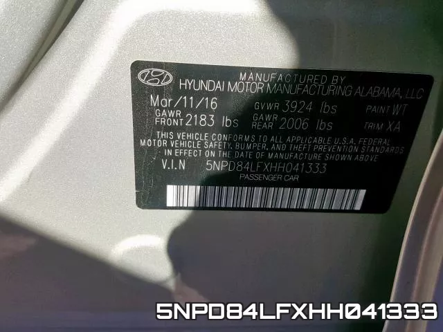 5NPD84LFXHH041333 фото 2