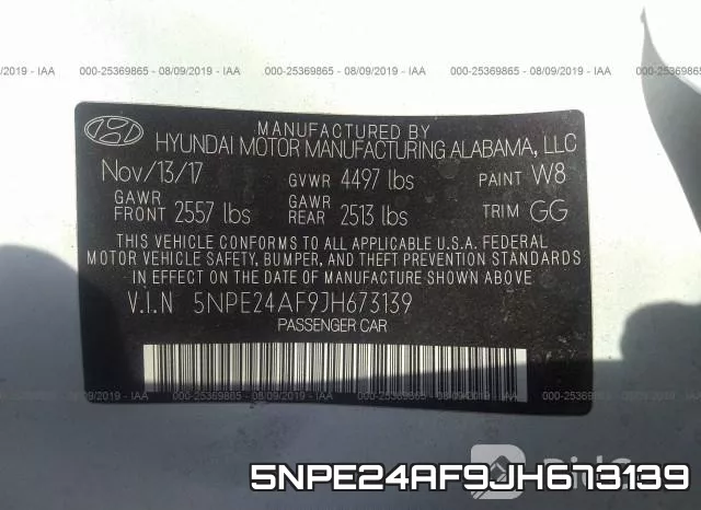 5NPE24AF9JH673139 фото 10