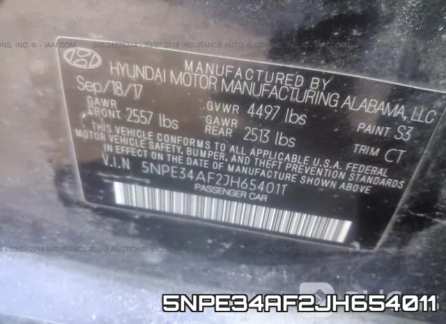 5NPE34AF2JH654011 фото 10