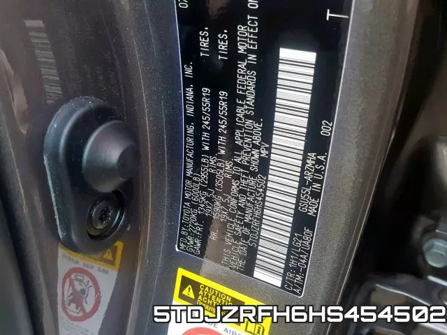 5TDJZRFH6HS454502 фото 2