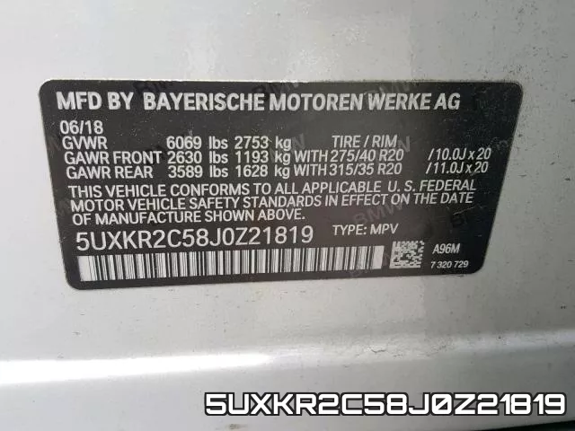 5UXKR2C58J0Z21819 фото 2