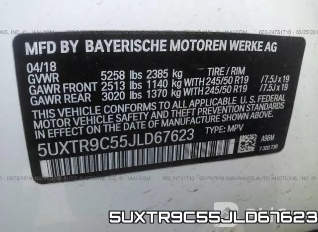 5UXTR9C55JLD67623 фото 10