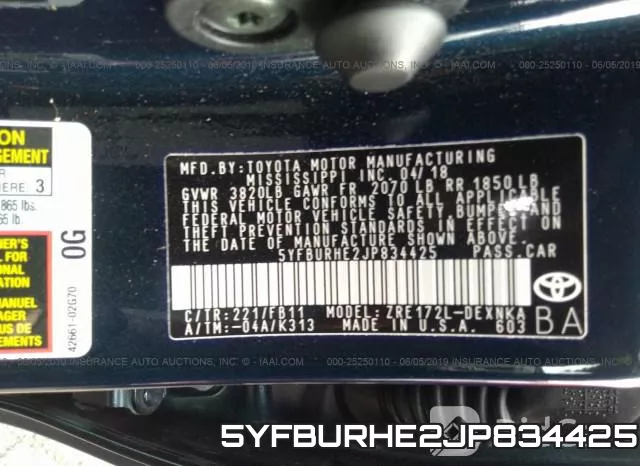 5YFBURHE2JP834425 фото 10