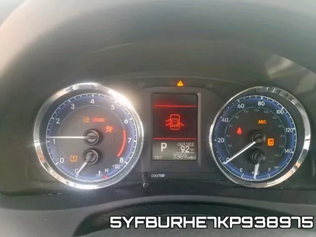 5YFBURHE7KP938975 фото 9