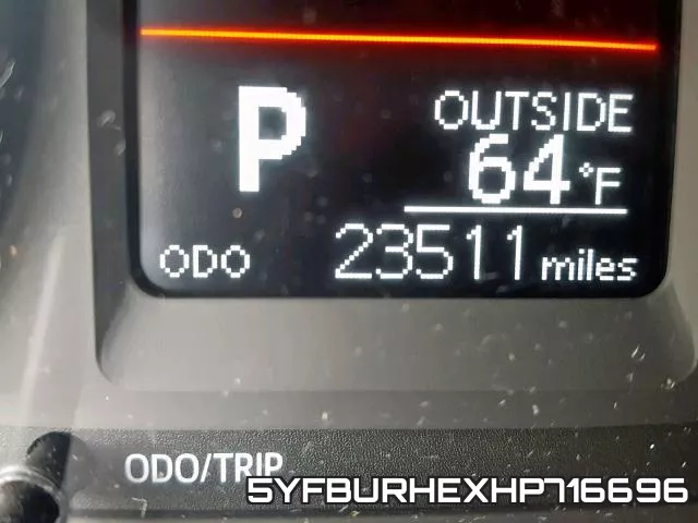 5YFBURHEXHP716696 фото 9