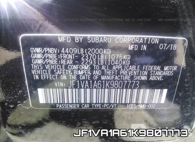 JF1VA1A61K9807773 фото 10