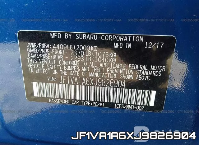 JF1VA1A6XJ9826904 фото 10
