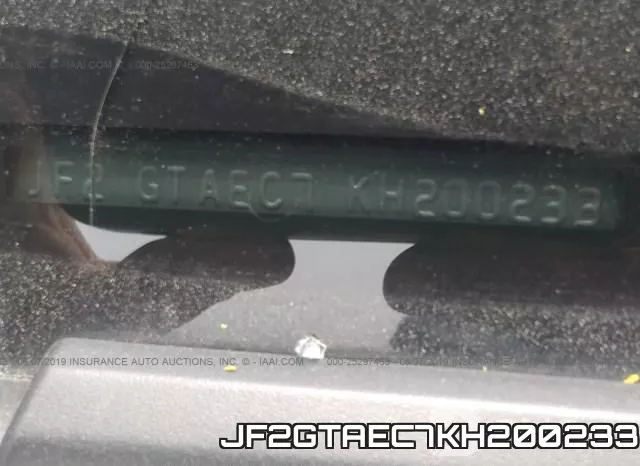JF2GTAEC7KH200233 фото 10