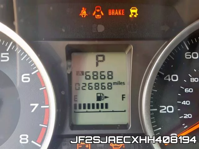 JF2SJAECXHH408194 фото 9