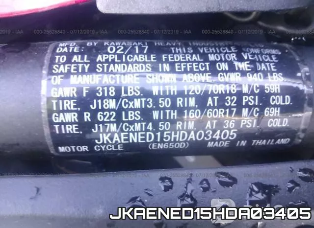 JKAENED15HDA03405 фото 2