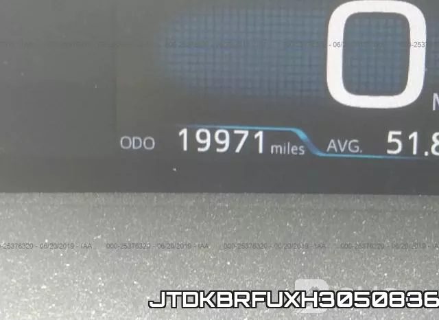 JTDKBRFUXH3050836 фото 8