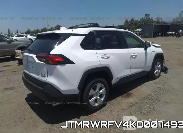 JTMRWRFV4KD007493 фото 5
