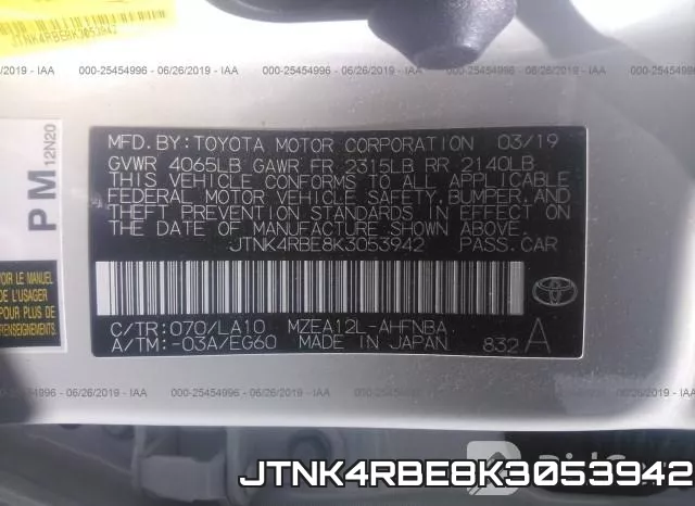 JTNK4RBE8K3053942 фото 10
