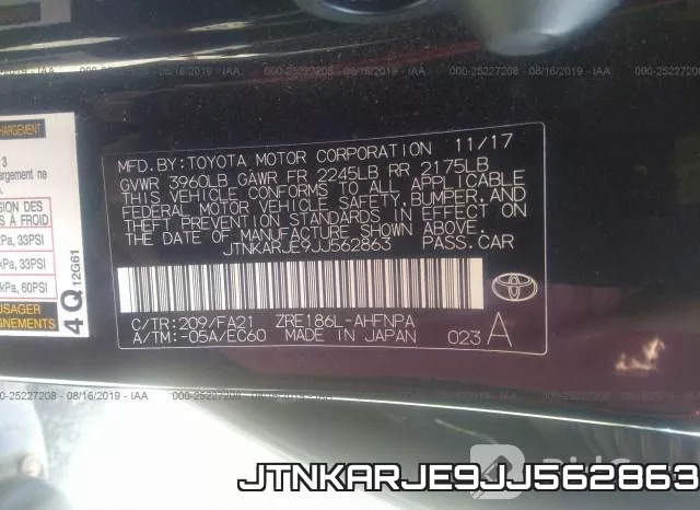 JTNKARJE9JJ562863 фото 10