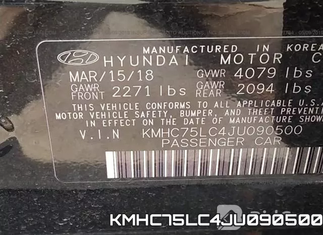 KMHC75LC4JU090500 фото 9
