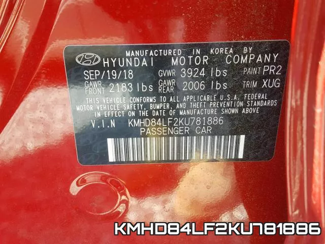 KMHD84LF2KU781886 фото 2